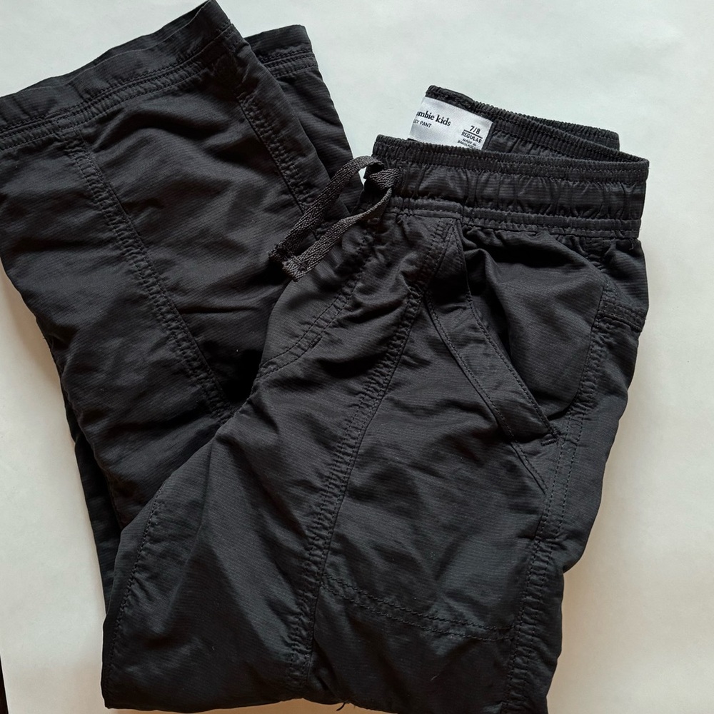 Zara Kids Black Elastic Waist Casual Joggers